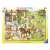 Ravensburger 40 piece puzzle for kids, featuring a horse farm with horses, people, and animals