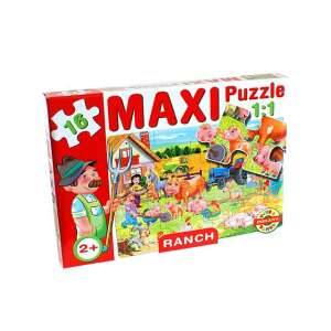 D-Toys Maxi Puzzle Ranch 16 darabos puzzle 2 éves kortól - Puzzle