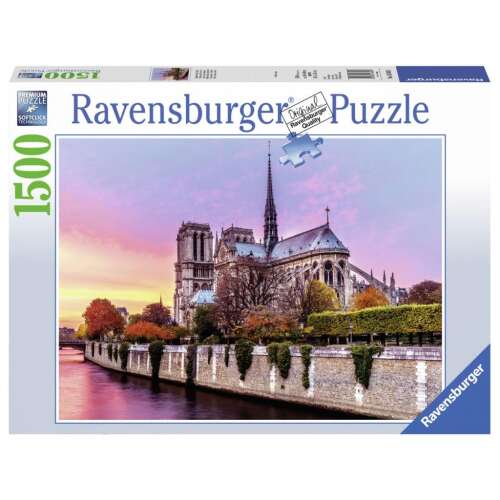 Ravensburger 1500 piece jigsaw puzzle of Notre Dame Cathedral in Paris, France
