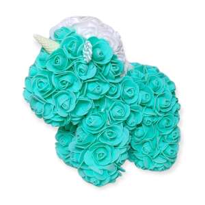 Türkiz rózsa unikornis, candy egyszarvú díszdobozban - Ajándék ötlet Valentin-napra