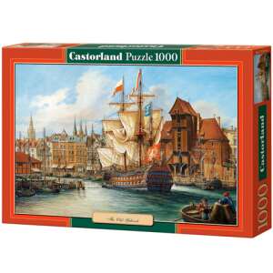 A régi Gdansk, Lengyelország 1000db-os puzzle - Castorland 55079115 Puzzle - Hajó
