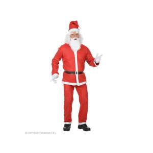 Adult Santa Claus Costume, Red and White, Full Suit, One Size Fits Most - Santa Claus costume