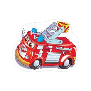 Rotes Feuerwehrauto Bodenpuzzle für Kinder, 12 Teile - Puzzle