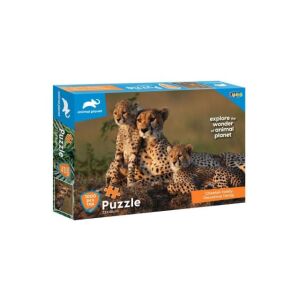 Luna Gepard Familie 1000-teiliges Puzzle Box - Puzzle
