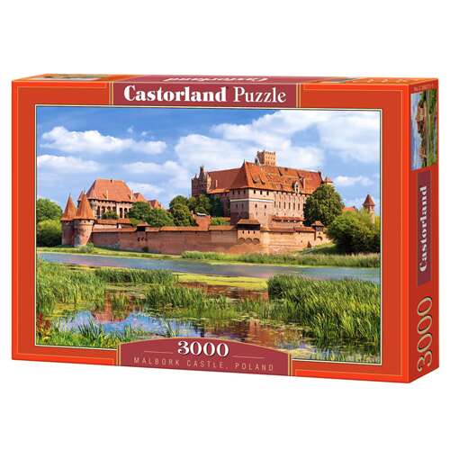 Puzzle Castorland 3000 dielikov s hradom Malbork v Poľsku