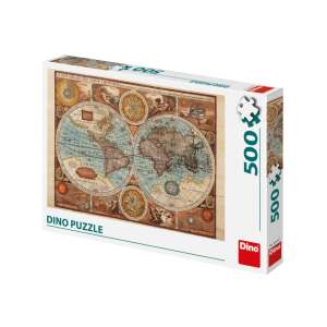 Puzzle 500 db - Világtérkép 1626-ból 85264908 Puzzle - Sport - Felfedezés