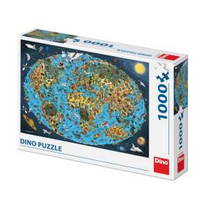 Világtérkép 1000 db-os puzzle - Dino 55081926 