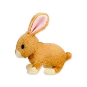 Brązowa interaktywna pluszowa zabawka królik, Ugri Nyuszi, skacze i porusza uszami - Interaktywny pluszak