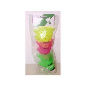 Set de 6 loturi de badminton din plastic colorat, în ambalaj din plastic transparent - Rachete de badminton, mingi si echipamente