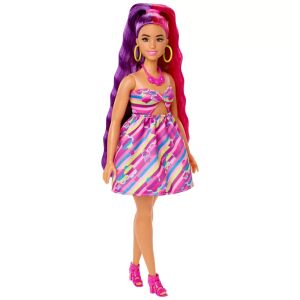 Barbie Totally Hair Floral Doll Full Body Shot - Barbie Baba
