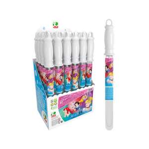 Disney Prinzessin Seifenblasenstab mit 120ml Seifenblasenlösung, mit Ariel, Schneewittchen, Rapunzel und Aschenputtel - Seifenblasen