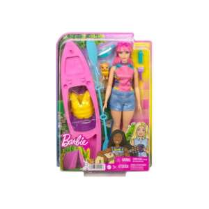 Barbie Kempingező Daisy baba csónakkal és kiegészítőkkel - Mattel 55083966 Babák