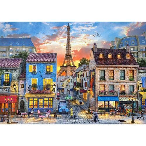 Párizs utcái 500db-os puzzle - Castorland 173768720 - Castorland