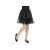 Schwarzer Unterrock Mädchen Kostüm Erwachsene allgemeine Größe 84732869