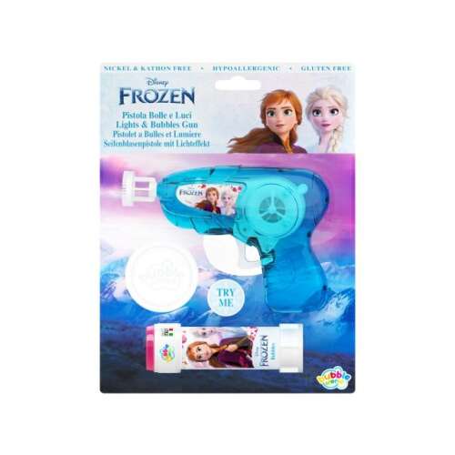 Pistol cu bule Frozen cu lumini, jucărie Disney Frozen