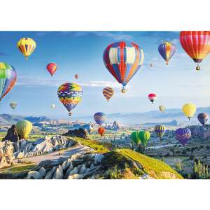 Baloane cu aer cald deasupra Capadociei, puzzle Trefl 1000 de piese - Puzzle 3D & Puzzle cu burete