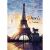Completed Trefl Paris Sunrise 1000 Piece Jigsaw Puzzle