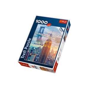 Trefl 1000-teiliges Puzzle, Skyline von New York City bei Sonnenaufgang, mit dem Empire State Building und der Brooklyn Bridge - Puzzle & Rätsel