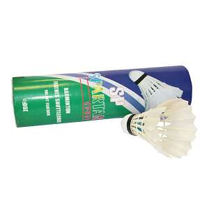 Spartan Badminton Shuttlecock cu Pene, 12 buc - Rachete de badminton, mingi si echipamente