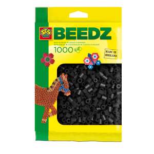 SES Creative Beedz Children's packet of 1000 Black Iron-on Beads Vasalható gyöngy