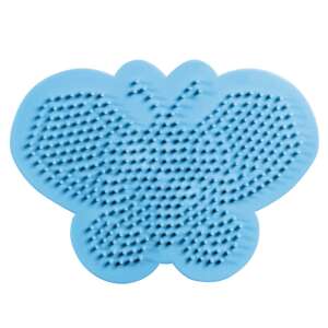 SES Butterfly Bead Board, blue, for creative beading activities - Bead & Bead Stringing Kit