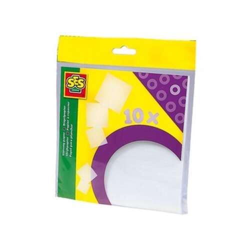 SES Bügelpapier für Perlen, 10 Blatt