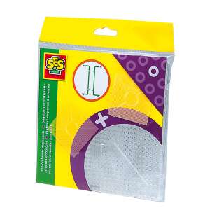 SES Creative Vasalható gyöngyökhöz pegboard, kerek, ékszerek és kézműves alkotások készítéséhez - SES Creative