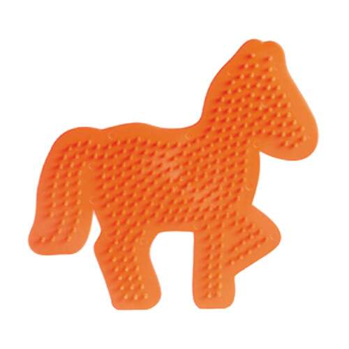 Narancssárga ló alakú gyöngyfűző tábla gyerekeknek, SES Creative