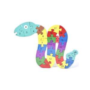 Holzschildkröten-Puzzle für Kinder, Zahlen 1-26, Lernspielzeug - Puzzle