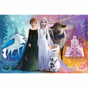 Trefl Frozen Super Maxi Puzzle - 24 pieces featuring Anna, Elsa, Olaf, and Sven - Puzzle