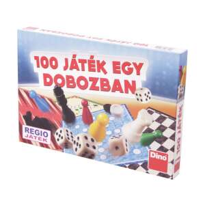 100 Spiele in einer Box Brettspiel von Dino, mit klassischen Spielen wie Dame, Schach und mehr - Dino Bikes