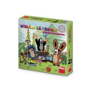 Vidám Játékok Kisvakonddal Brettspielbox mit den Charakteren aus der beliebten Kinderbuchreihe - Dino