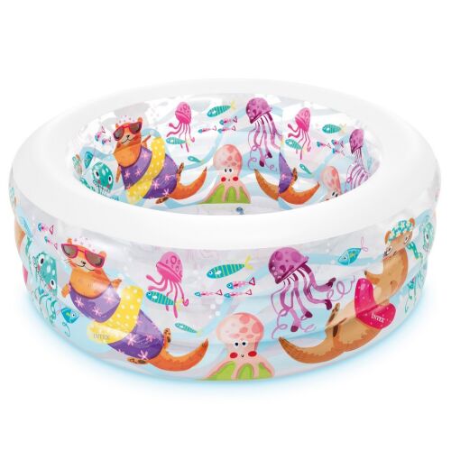 Dmuchany basen dla dzieci Intex Aquarium z motywem zwierząt morskich