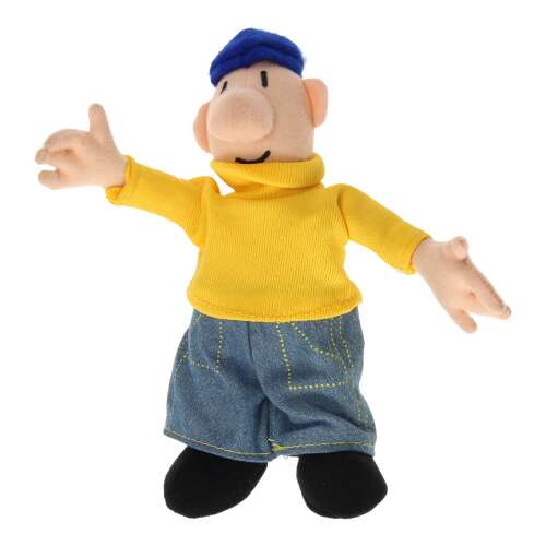Pat és Mat plüssfigura, sárga póló, gyűjthető játék - Plüss