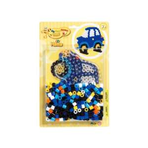 Hama Gyöngyök Autó - 250 darabos gyöngy készlet - Kék autó minta - Gyöngy & Gyöngyfűző