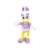 Daisy Duck plush toy, 25 cm, purple dress, white and yellow, Disney