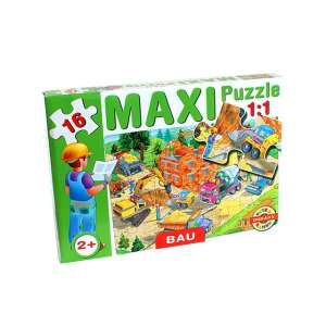 D-Toys Maxi Puzzle 1:1 Construcție 16 piese puzzle pentru copii de la 2 ani - Puzzle 3D & Puzzle cu burete