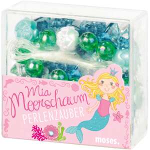 Mia Meerschaum Perlenzauber gyöngy készlet ékszerek készítéséhez, gyöngyöket, zsinórt és egy sellő mintát tartalmaz - Moses