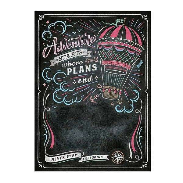 Clementoni Puzzle 1000 elementów - Czarna tablica Podróż