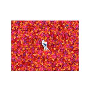 Olaf z Frozen II v kôpke listov, puzzle 1000 dielikov - Clementoni