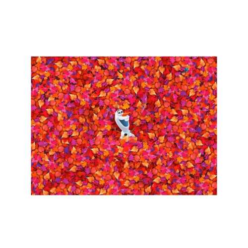 Olaf z Frozen II w stercie liści, puzzle 1000 elementów