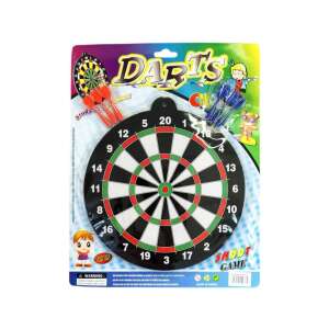 Mágneses darts tábla 6 dartos, 30 cm átmérőjű, gyerekeknek - Darts
