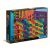 Clementoni Colorboom 500 darabos puzzle doboz színes házak mintával