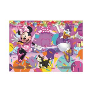 Kész Clementoni Minnie egér 104 darabos puzzle Minnie-vel, Daisy-vel és Figaro-val - Clementoni Puzzle