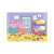 Peppa Pig Supercolor 2x20 piece puzzle, featuring a bedroom scene with Peppa Pig and her family