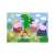 Peppa Pig Supercolor 2x20 piece puzzle, featuring a picnic scene with Peppa Pig and her family