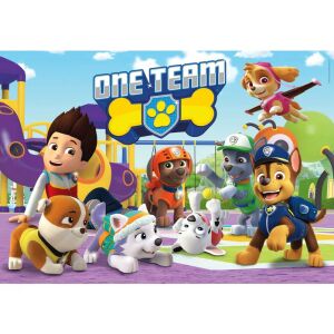 Patrula cățelușilor 'One Team' puzzle de 20 de piese cu Ryder și cățelușii - Puzzle 3D & Puzzle cu burete