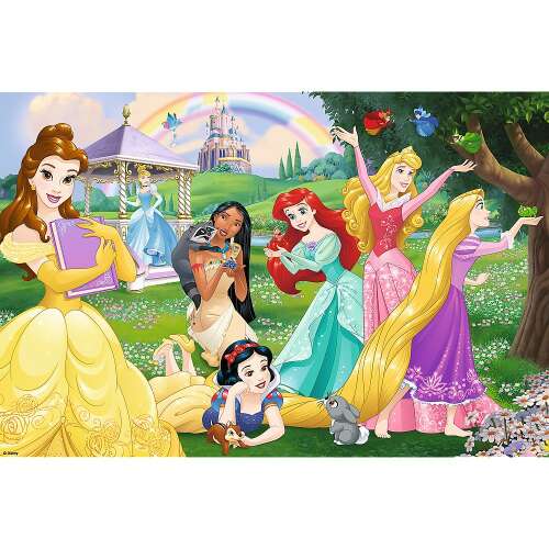 Disney Hercegnők Super Maxi kétoldalas 24 darabos puzzle befejezett kép