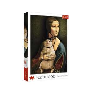 Trefl: Dama s mačkom - puzzle s 1000 komada