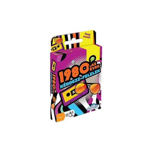 1980-as évek Kérdezz-Felelek kártyajáték az Outset-től, egy szórakoztató kvízjáték az egész családnak